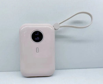 P11 Power Bank In Mini Size With Charging Cable 10000mah (random Color)