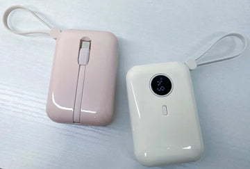 P11 Power Bank In Mini Size With Charging Cable 10000mah (random Color)