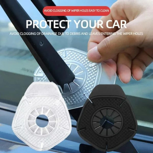 2 Pcs Car Windshield Wiper Bottom Cover Protector Cover For Most Cars,(random Color)